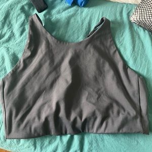 Gray Girlfriend Collective sports bra